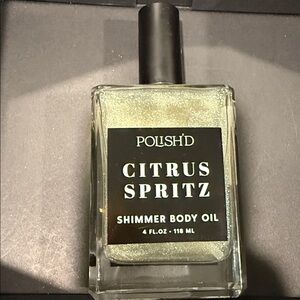 Polish’d Citrus Spritz shimmer body oil